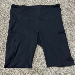 lululemon athletica Black Bike Shorts
